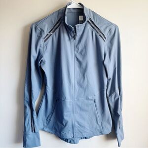 Lole Gray Thumbhole Zipper Active Athletic Jacket